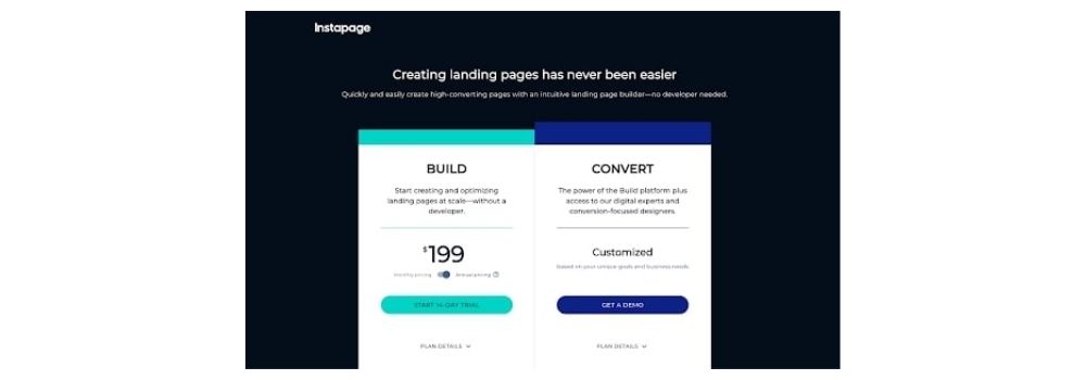 Esempio landing page 1